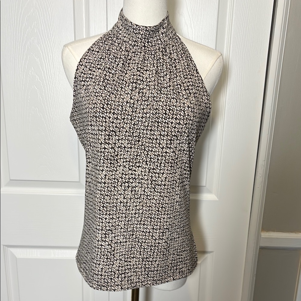 Elegant Black and White Women's Halter Top